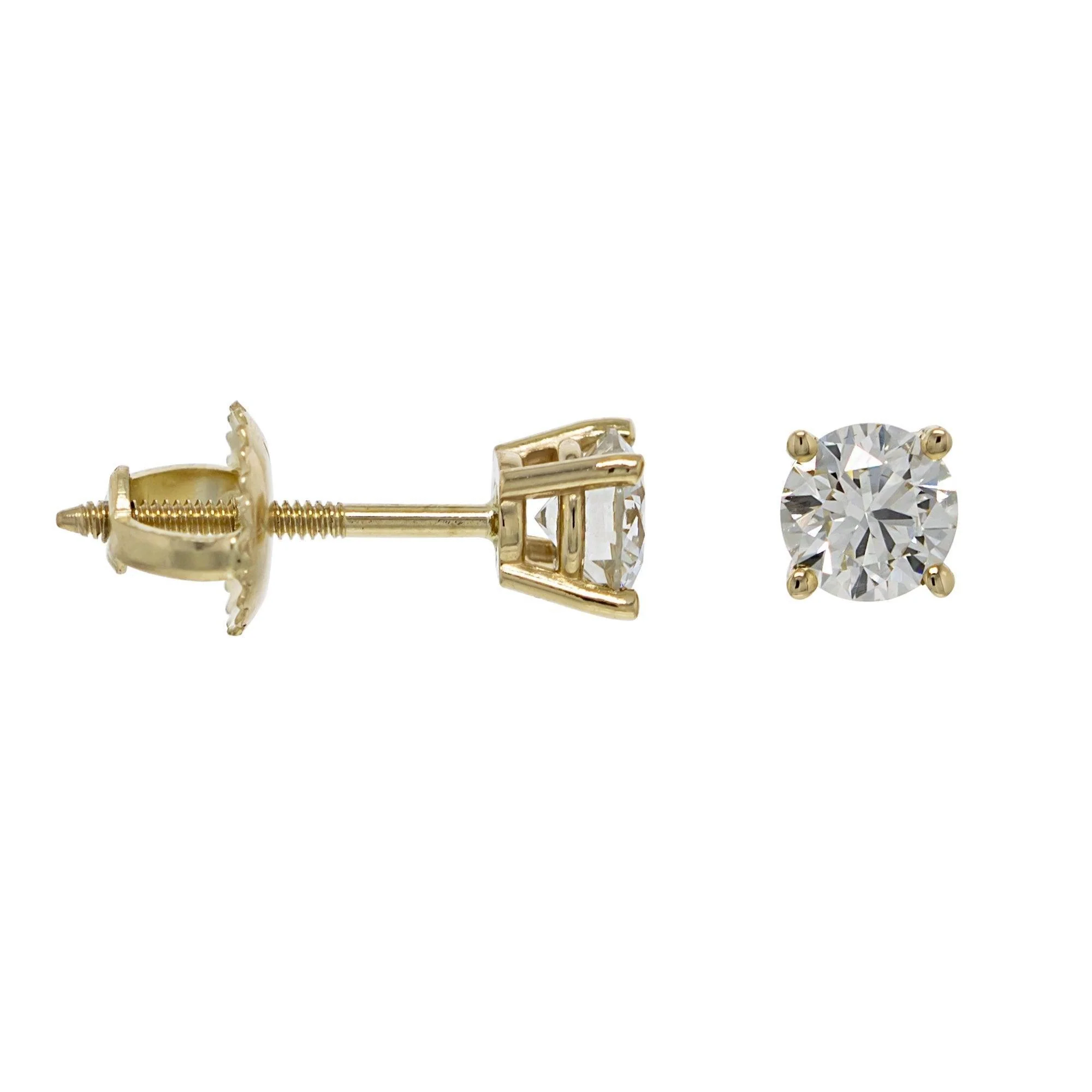 Marilyn Earrings 1/2Ctw. Certified - Image 4